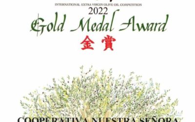 Medalla de oro Olive Japan en el año 2022